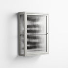 Black Waves - Wall Cabinet - Alexander Khabbazi - Chalk - Reeded glass