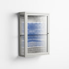 Everything is Confusing - Wall Cabinet - Alexander Khabbazi - Chalk - Reeded glass