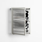 Every Dog - Wall Cabinet - Alexander Khabbazi - Chalk - Reeded glass