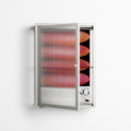 Repeating - Wall Cabinet - Alexander Khabbazi - Chalk - Reeded glass