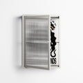 Hounds  - Wall Cabinet - Alexander Khabbazi - Chalk - Reeded glass