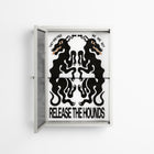 Hounds  - Wall Cabinet - Alexander Khabbazi - Chalk - Reeded glass