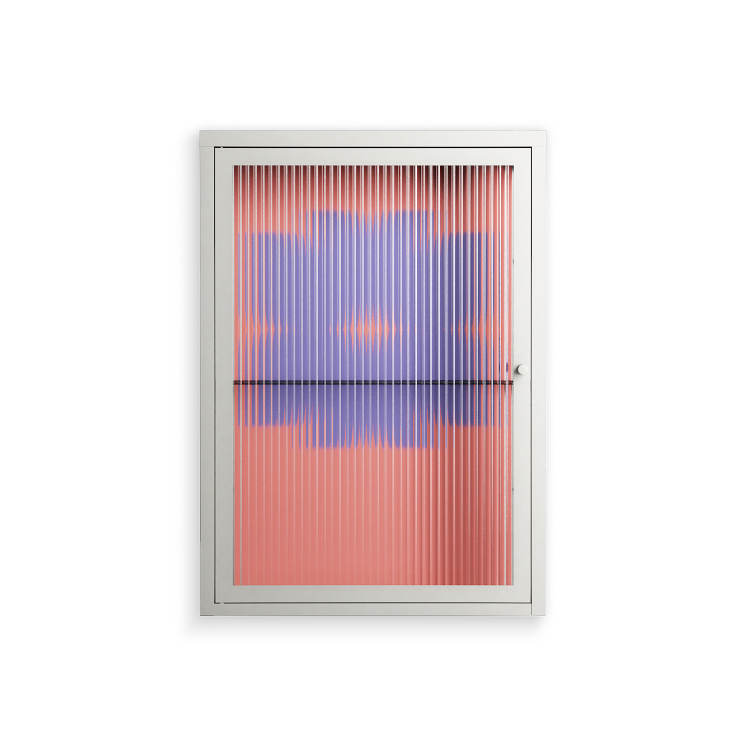 Stella - Wall Cabinet - Linus Lohoff - Chalk - Reeded glass