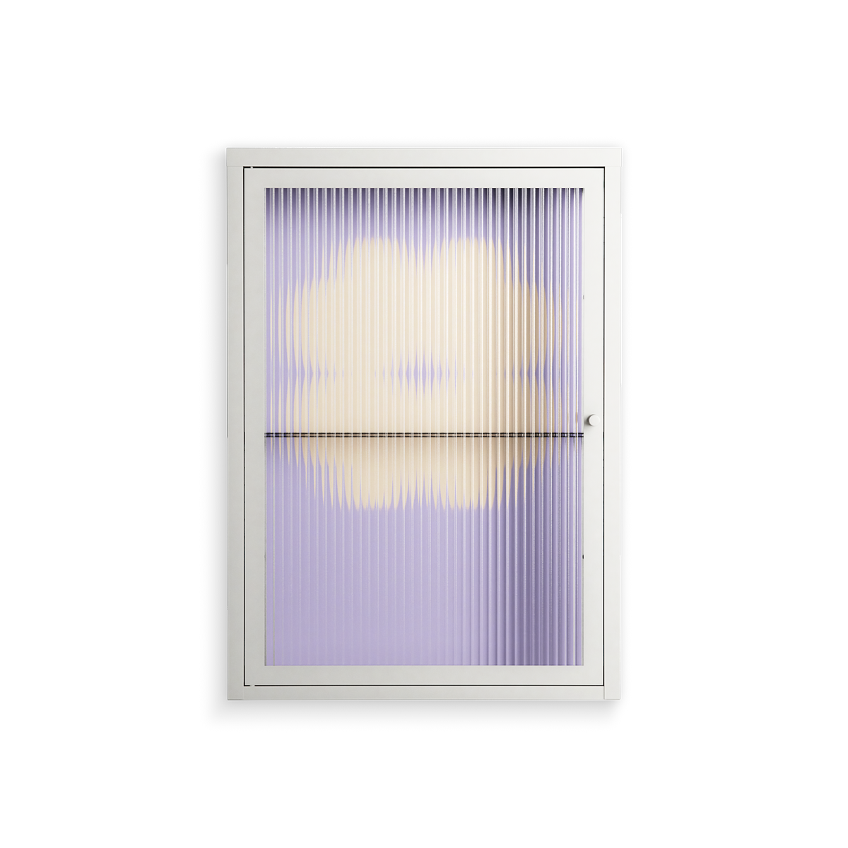 Amara - Wall Cabinet - Linus Lohoff - Chalk - Reeded glass