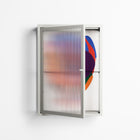 Balloons - Wall Cabinet - Vratislav Pecka - Chalk - Reeded glass