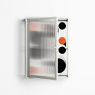 Conserto2 - Wall Cabinet - Vratislav Pecka - Chalk - Reeded glass