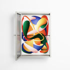 Gloss - Wall Cabinet - Vratislav Pecka - Chalk - Reeded glass