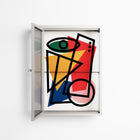 Misplaced - Wall Cabinet - Vratislav Pecka - Chalk - Reeded glass