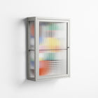 Murano - Wall Cabinet - Vratislav Pecka - Chalk - Reeded glass