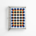 Perspektiva - Wall Cabinet - Vratislav Pecka - Chalk - Reeded glass