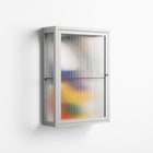 Spilled Paint - Wall Cabinet - Vratislav Pecka - Chalk - Reeded glass