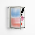 Wow - Wall Cabinet - Vratislav Pecka - Chalk - Reeded glass