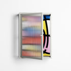 Yo - Wall Cabinet - Vratislav Pecka - Chalk - Reeded glass
