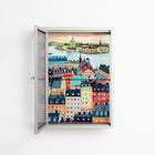 Gamla Stan - Wall Cabinet - Nur Rydberg - Chalk - Reeded glass