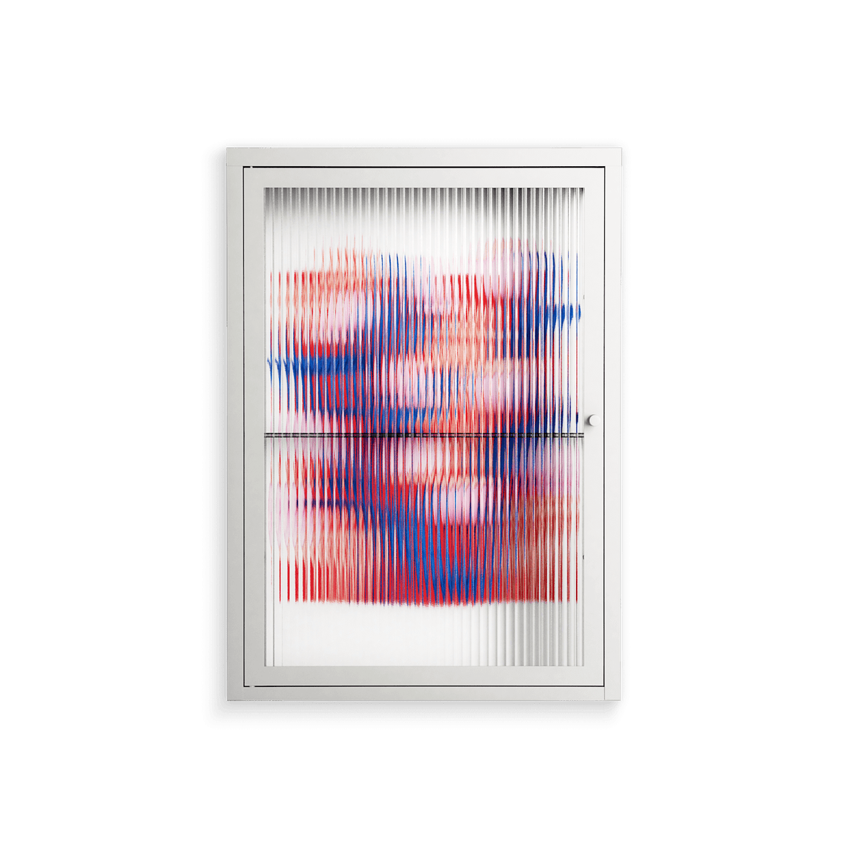 Buttercup - Wall Cabinet - Katie O’Shea - Chalk - Reeded glass