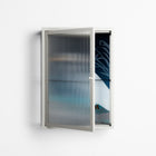 Egret - Wall Cabinet - Katie O’Shea - Chalk - Reeded glass