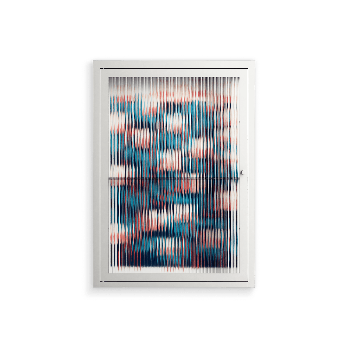 Gooseberries - Wall Cabinet - Katie O’Shea - Chalk - Reeded glass
