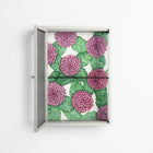 Pink Floras - Wall Cabinet - Katie O’Shea - Chalk - Reeded glass