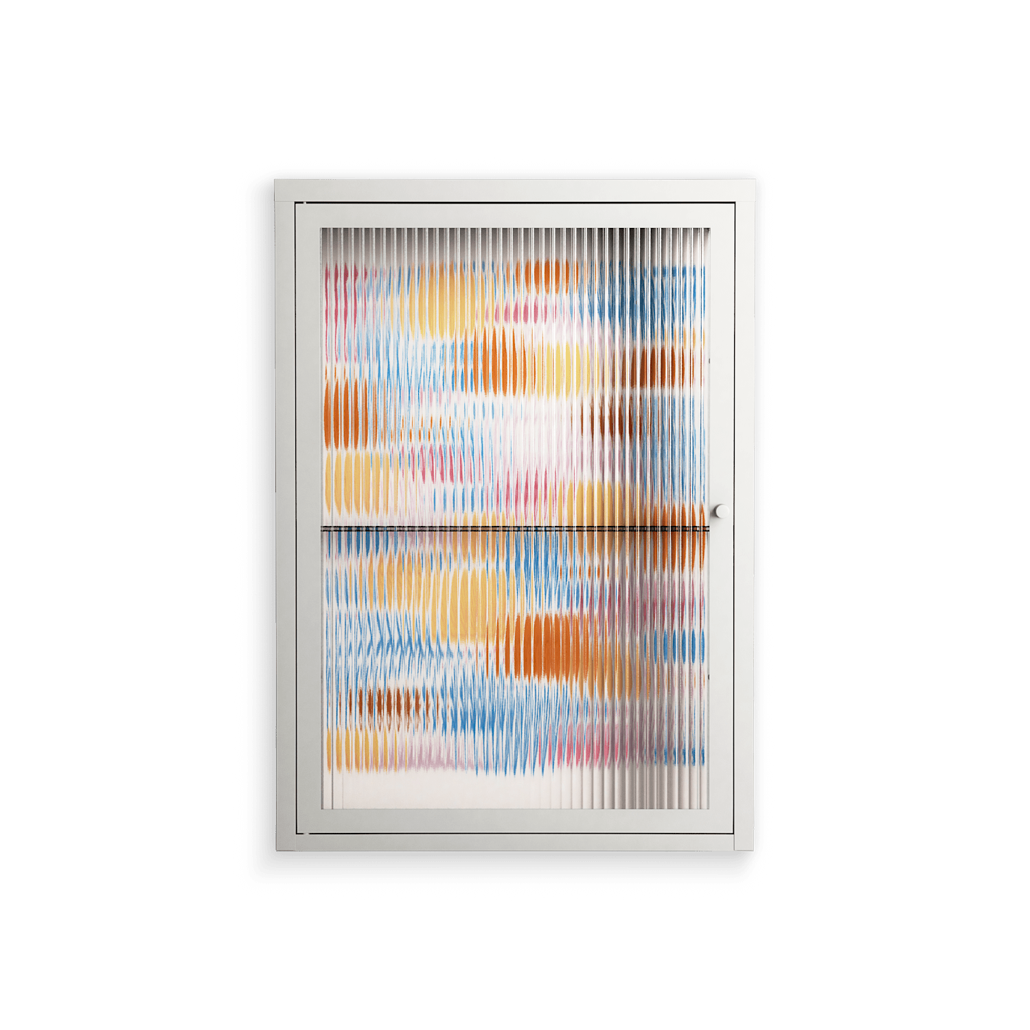 Sea Critters - Wall Cabinet - Katie O’Shea - Chalk - Reeded glass