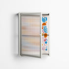 Sea Critters - Wall Cabinet - Katie O’Shea - Chalk - Reeded glass