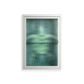 Turtle With Kelp - Wall Cabinet - Katie O’Shea - Chalk - Reeded glass