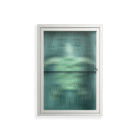 Turtle With Kelp - Wall Cabinet - Katie O’Shea - Chalk - Reeded glass