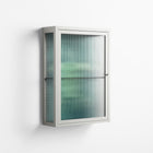 Turtle With Kelp - Wall Cabinet - Katie O’Shea - Chalk - Reeded glass