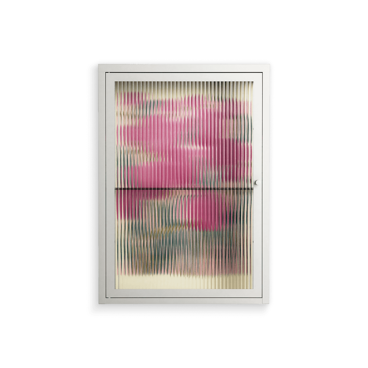 Tulips - Wall Cabinet - Katie O’Shea - Chalk - Reeded glass
