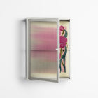 Tulips - Wall Cabinet - Katie O’Shea - Chalk - Reeded glass