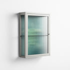 Turtle Without Kelp - Wall Cabinet - Katie O’Shea - Chalk - Reeded glass