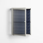 Basket Weave - Wall Cabinet - Katie O’Shea - Chalk - Reeded glass
