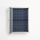 Basket Weave - Wall Cabinet - Katie O’Shea - Chalk - Reeded glass