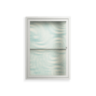 Epic Swirl - Wall Cabinet - Amy Suther - Chalk - Reeded glass