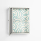 Epic Swirl - Wall Cabinet - Amy Suther - Chalk - Reeded glass