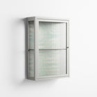 Epic Swirl - Wall Cabinet - Amy Suther - Chalk - Reeded glass