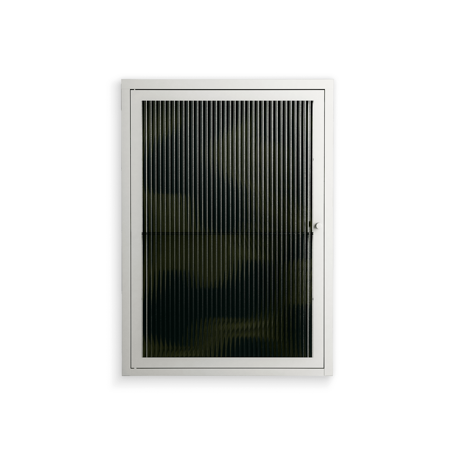 Midnight Dune - Wall Cabinet - Amy Suther - Chalk - Reeded glass