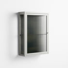 Midnight Dune - Wall Cabinet - Amy Suther - Chalk - Reeded glass