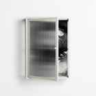 Gel - Wall Cabinet - Nadia Ryder - Chalk - Reeded glass