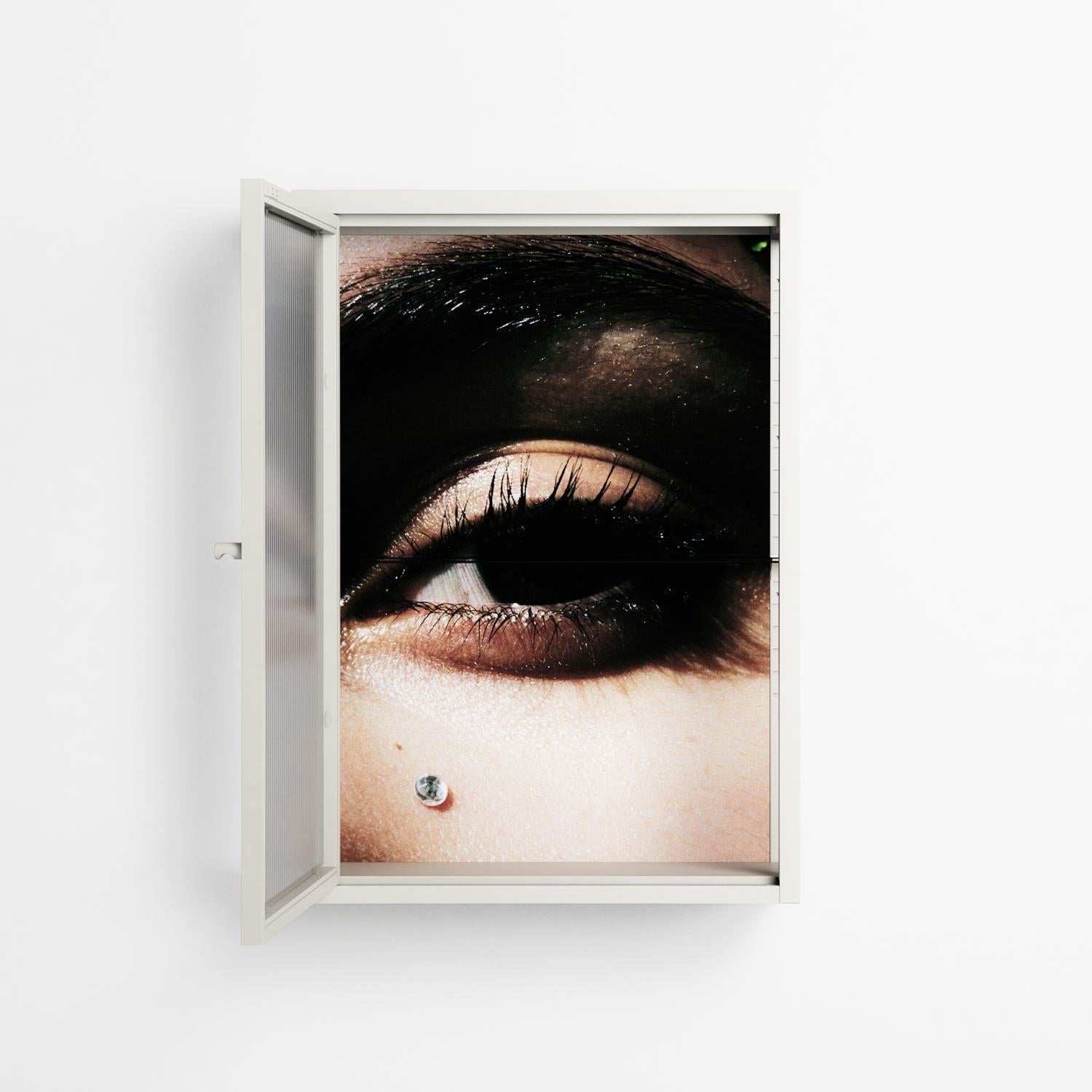 Gem - Wall Cabinet - Nadia Ryder - Chalk - Reeded glass