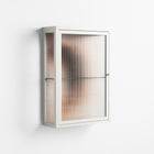 Glow - Wall Cabinet - Nadia Ryder - Chalk - Reeded glass