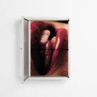 Red 2 - Wall Cabinet - Nadia Ryder - Chalk - Reeded glass