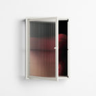 Red 3 - Wall Cabinet - Nadia Ryder - Chalk - Reeded glass