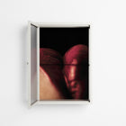 Red 3 - Wall Cabinet - Nadia Ryder - Chalk - Reeded glass