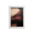 Red 4 - Wall Cabinet - Nadia Ryder - Chalk - Reeded glass