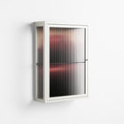 Red - Wall Cabinet - Nadia Ryder - Chalk - Reeded glass