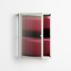 Squish - Wall Cabinet - Nadia Ryder - Chalk - Reeded glass