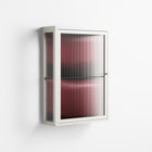 Squish - Wall Cabinet - Nadia Ryder - Chalk - Reeded glass