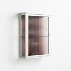 The Art Of Kissing 2 - Wall Cabinet - Nadia Ryder - Chalk - Reeded glass