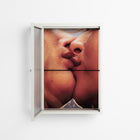 The Art Of Kissing - Wall Cabinet - Nadia Ryder - Chalk - Reeded glass