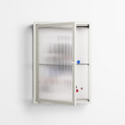 Décomposé - Wall Cabinet - David Vanadia - Chalk - Reeded glass